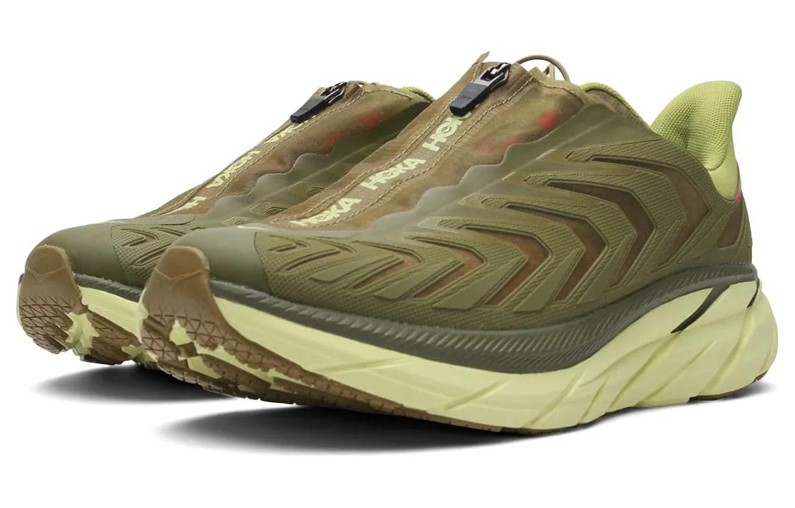 HOKA ONE ONE Project Clifton Avocado Dark Citron