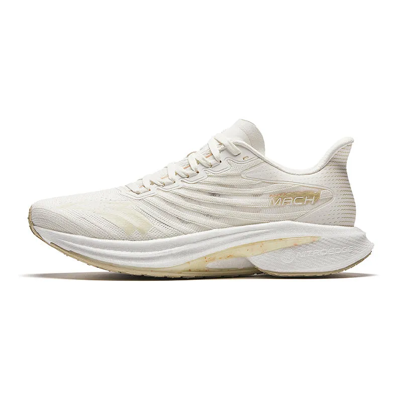 Anta MACH 4.0 Fabric Slip Resistant Abrasion Resistant Low top Training Running Shoes Men's White