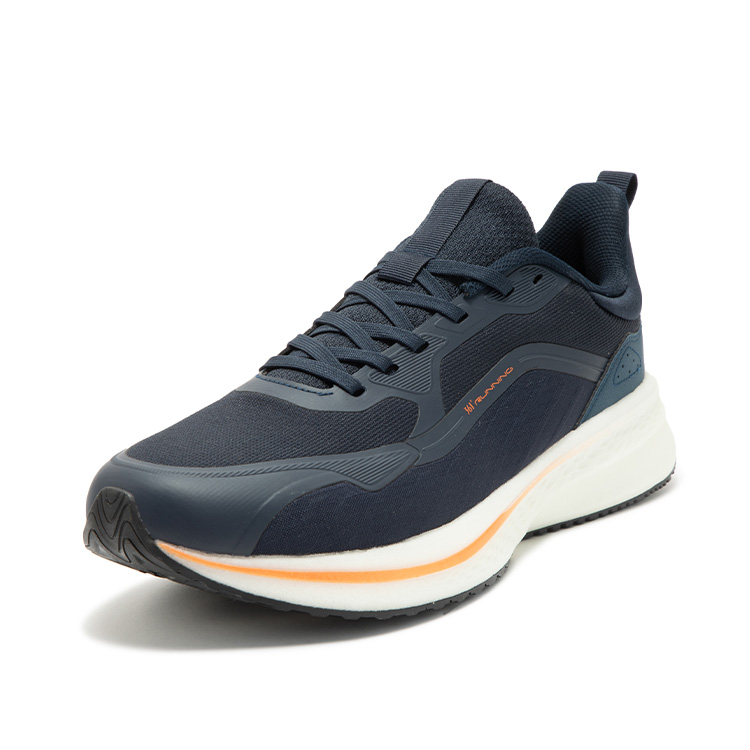 361° Comfortable Round Toe Cushioning Slip Resistant Cushioning Slip Resistant Low top Running Shoes Men’s Blue