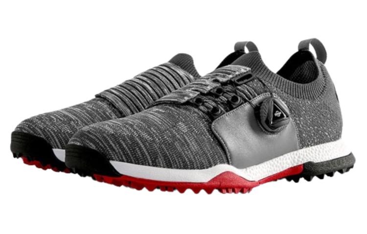 PGM Fabric Slip Resistant Abrasion Resistant Slip Resistant Abrasion Resistant Low top Golf Shoes Men’s Gray