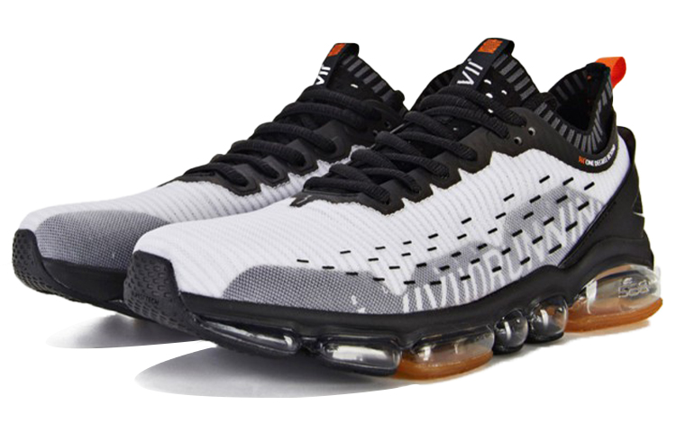 361° Full Length Air Cushion Cushioning Breathable Low top Running Shoes Men’s White Black