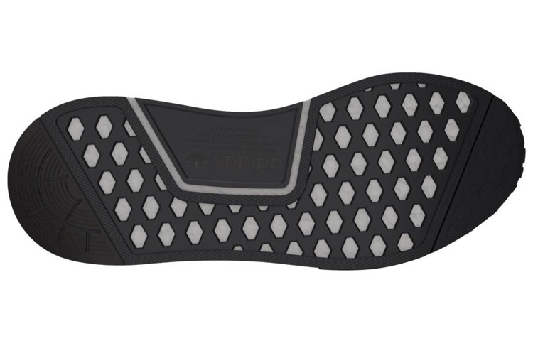 Унисекс кроссовки adidas originals NMD_R1 Japan Boost (черно-белые) — фото 5