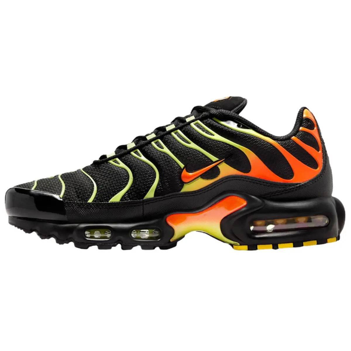 Nike Air Max Plus Running Shoes Unisex Black Orange