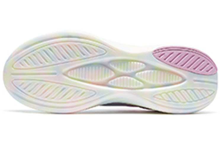 XTEP Slip Resistant, Abrasion Resistant, Breathable Low top Long Distance Running Shoes Women’s Transparent Blue