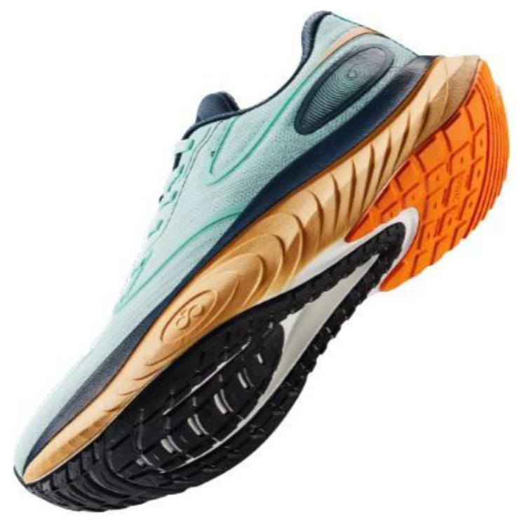 Erke Comfortable And Trendy Cushioning Slip Resistant Low top Running Shoes Men’s Green Blue