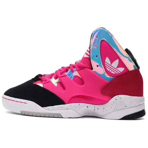 Adidas Originals GLC Slip Resistant Abrasion Resistant High top Casual Shoes Women's Pink