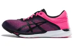 Asics Fuze Rush Breathable Low top Running Shoes Women's Black Pink