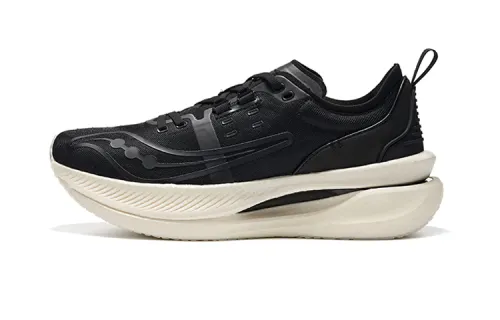 Saucony IDLING Cruise Comfortable Cushioning Low top Running Shoes Unisex Black