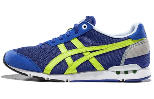 Onitsuka Tiger Edr 78 Sports Cushioning Slip Resistant Abrasion Resistant Low top Running Shoes Unisex Blue Yellow