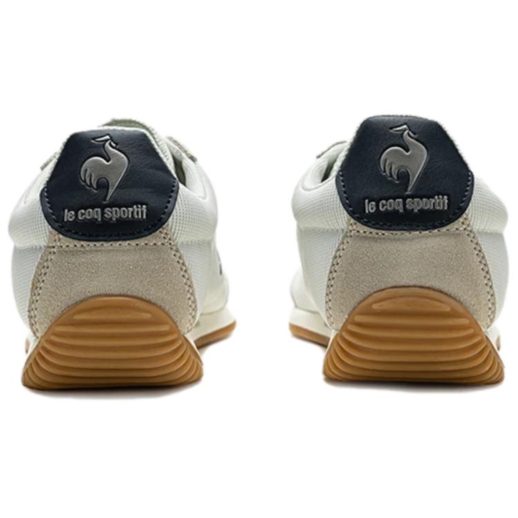Le Coq Sportif Cushioning Slip Resistant Low top Casual Running Shoes Unisex Beige