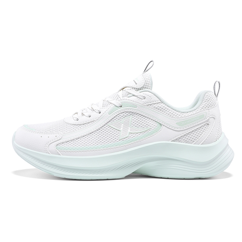 XTEP Breathable And Lightweight Low top Casual Running Shoes Women’s White Green
