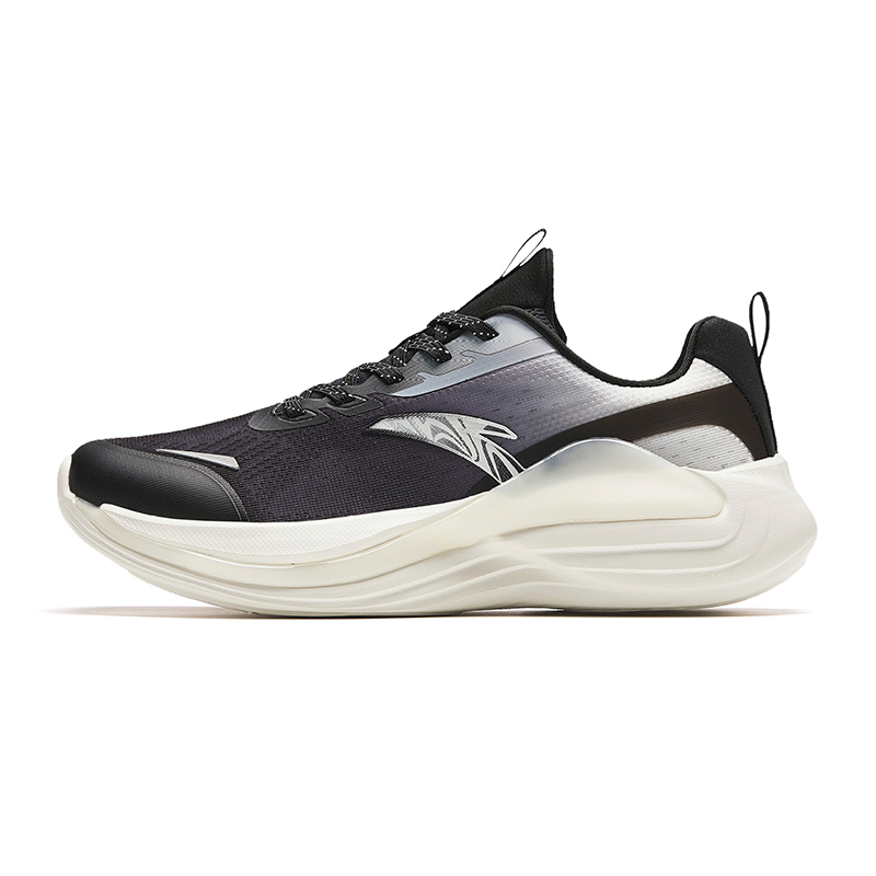 Anta Lingyun 4 Comfortable Cushioning, Wear Resistant Low top Running Shoes Women's Black White