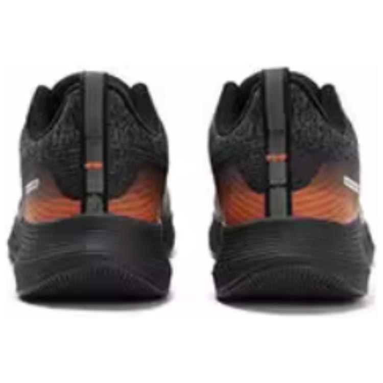 361° Rain Screen Cushioning Abrasion Resistant Breathable Coverage Thermal Low top Running Shoes Men’s Black Orange