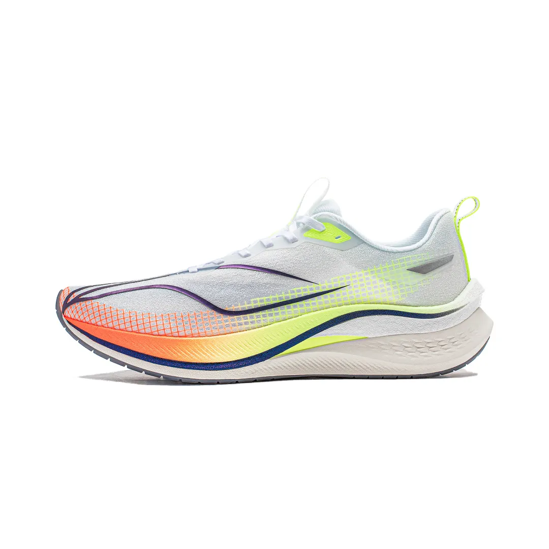 Li Ning Red Hare 7 Pro PU, Textile Low top Training Sprint Running Shoes Men's Standard White