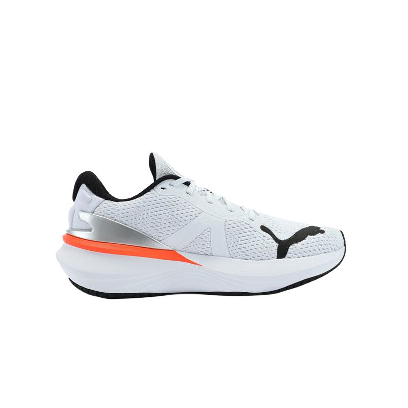 PUMA Sind Cushioning, Wear Resistant Low top Casual Running Shoes Unisex White