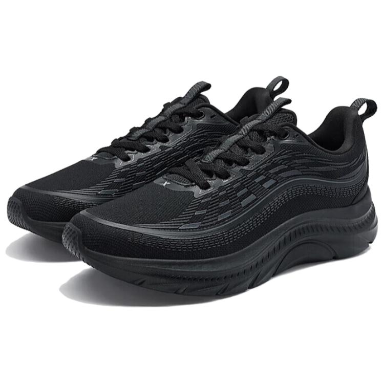 XTEP Cushioning Rebound Cushioning Rebound Low top Running Shoes Women’s Black Gray
