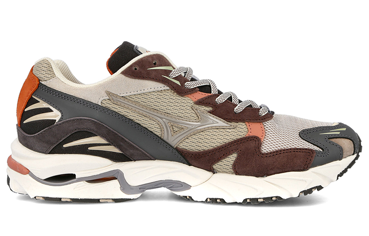 Мужские кроссовки Mizuno Rider 10 (серо-черные) — Серый / чёрный — фото 2