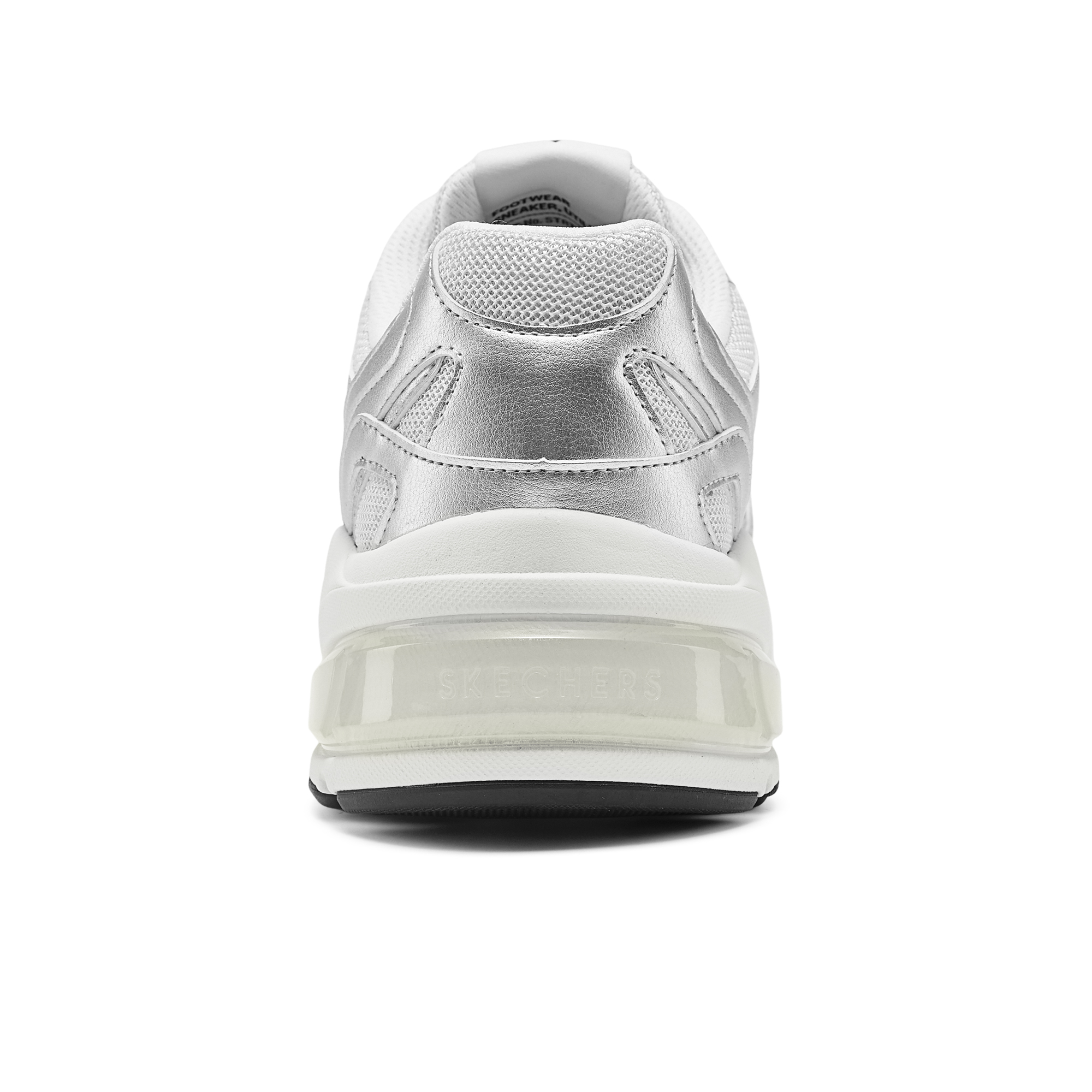 Skechers Breathable Lightweight Support Cushioning Balance Abrasion Resistant Low top Casual Running Shoes Men’s Silver