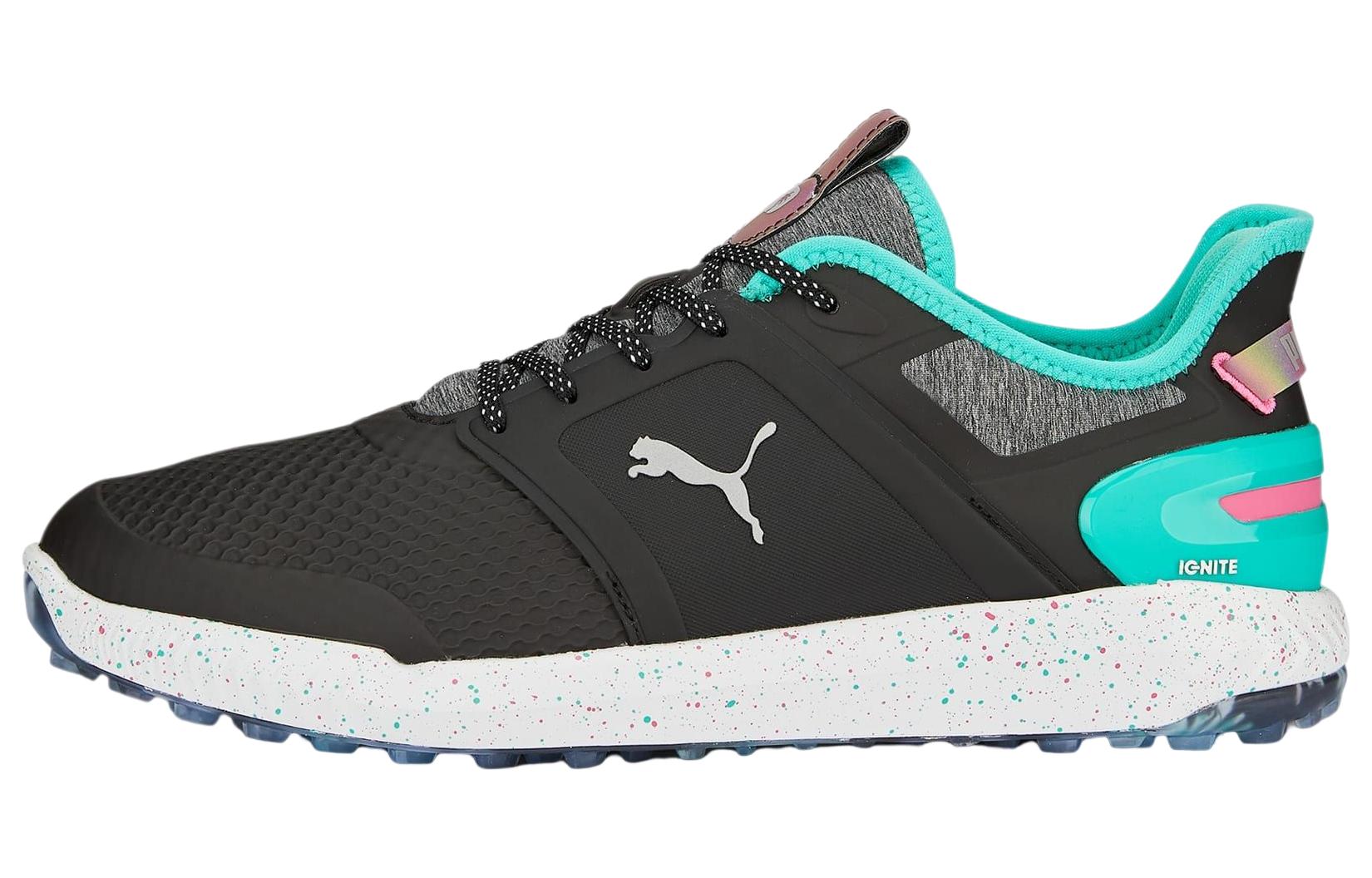 PUMA Ignite Elevate Low top Golf Shoes Men's Black Green