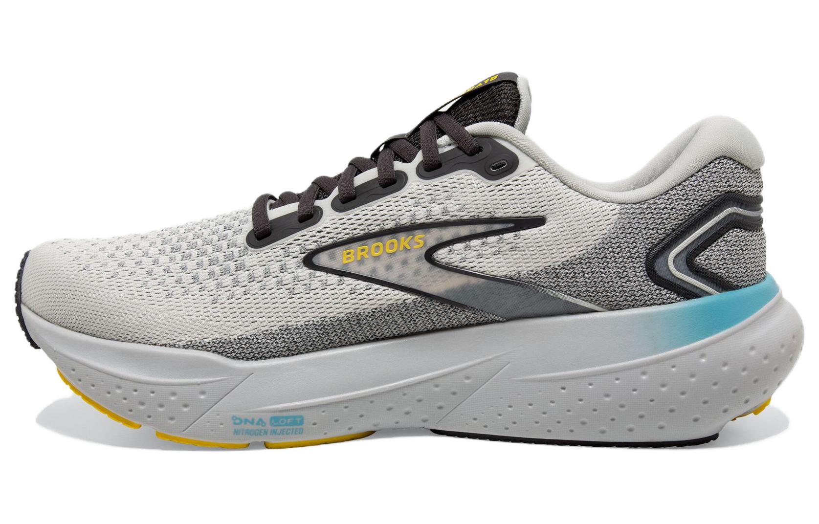 Brooks Brooks Glycerin 21 Glycerin 21 simple, comfortable and versatile fit, nitrogen-injected technology cushioning package, professional wear-resistant, breathable and rebound low-top marathon long-distance sports running shoes, men's gray and black