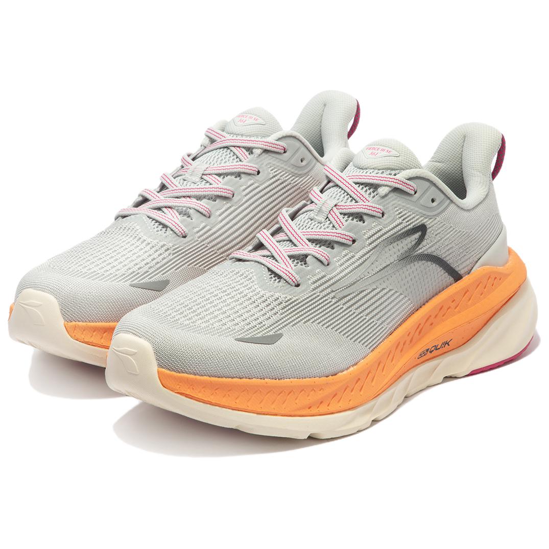 361° Abrasion Resistant Slip Resistant Low top Casual Running Shoes Men’s Gray Orange