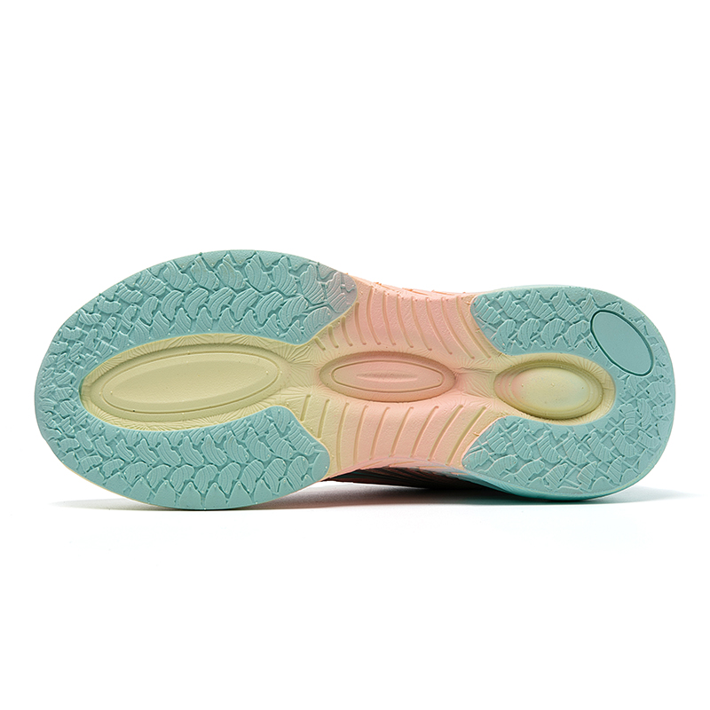 BIANSULONG Running Shoes Unisex Low Top Pink Yellow