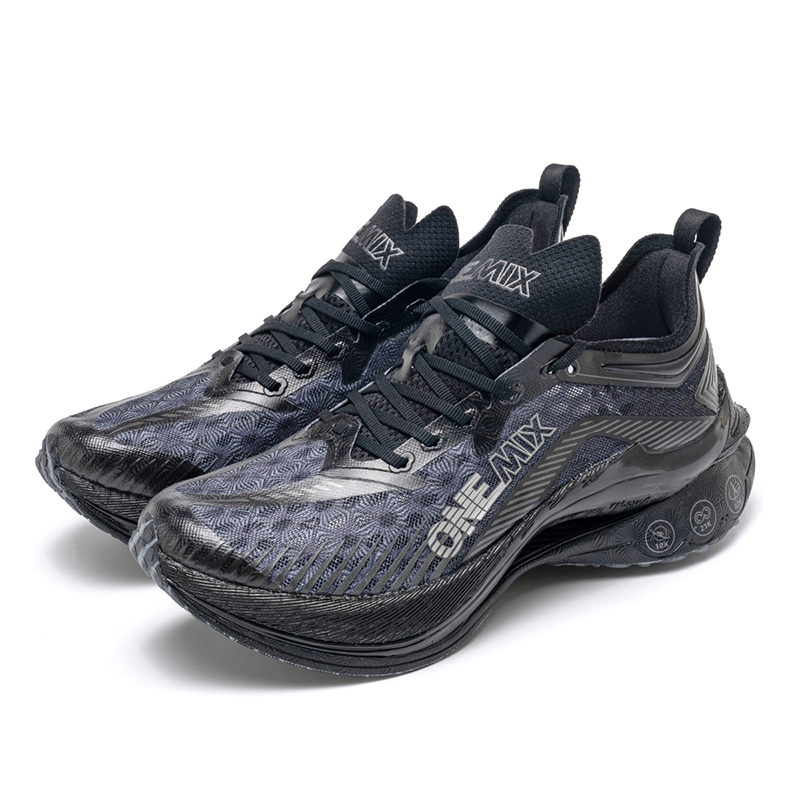 ONEMIX Powerful And Refreshing Running Shoes Unisex Glow In The Dark Black