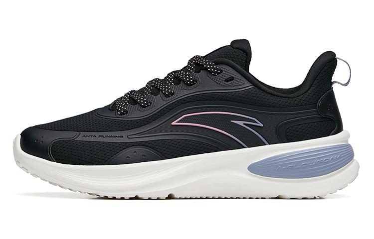 Anta Cushioning Slip Resistant Abrasion Resistant Low top Running Shoes Women’s Black