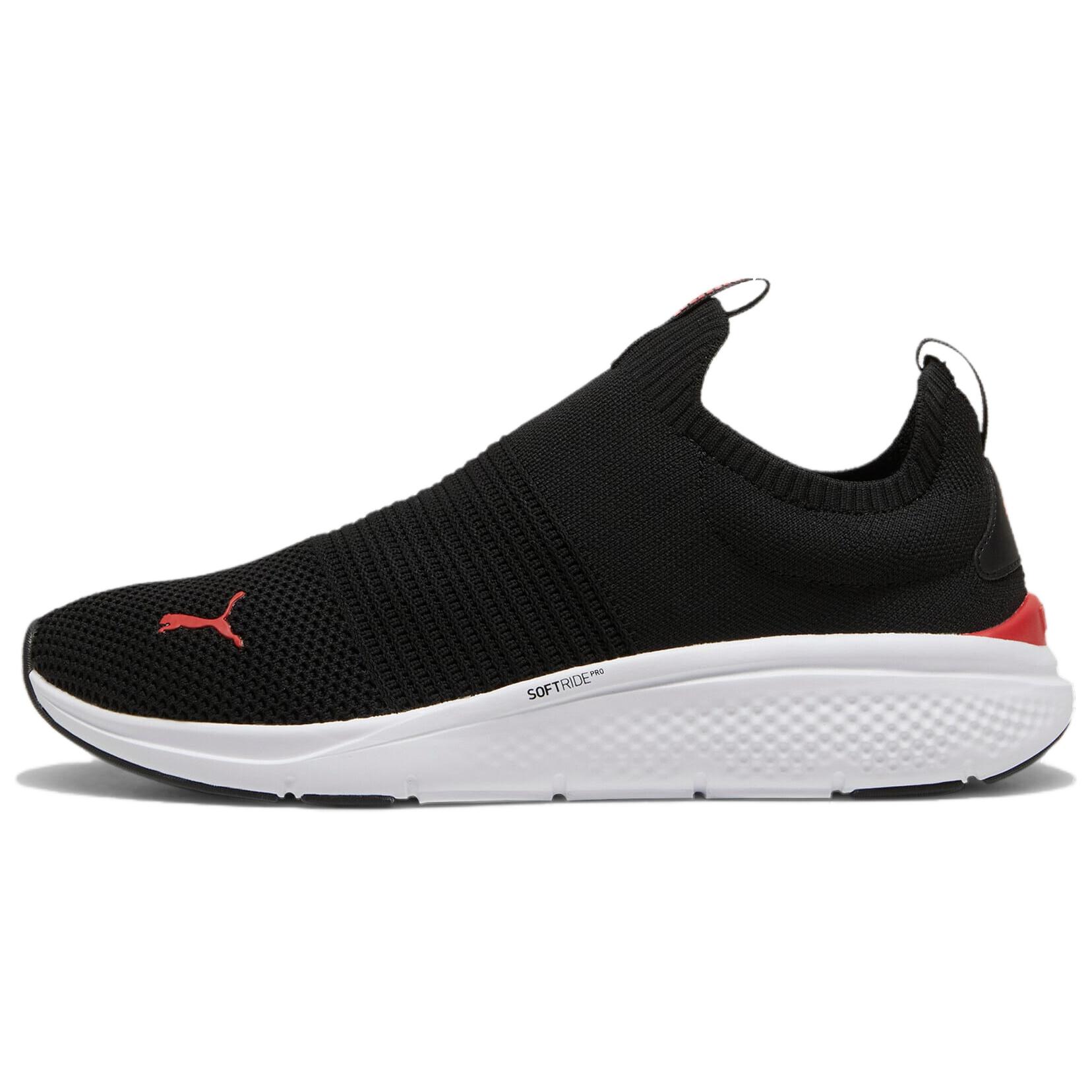PUMA Softride Pro Cushioning, Wear Resistant Low top Running Shoes Unisex Black