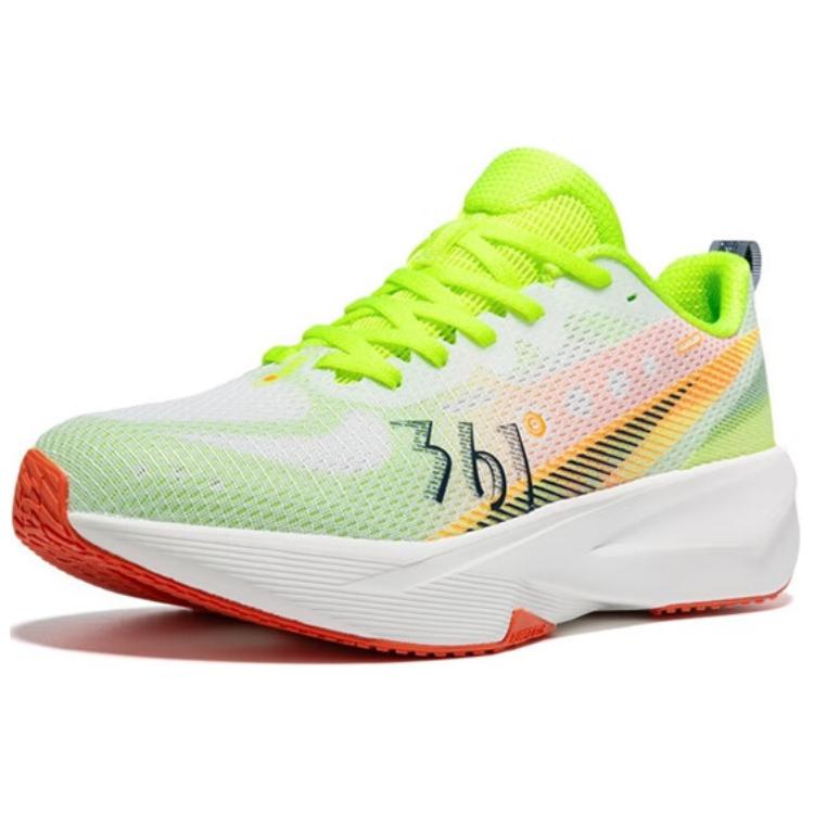 361° Abrasion Resistant Coverage Slip Resistant Low top Sprint Running Shoes Men’s Yellow Orange