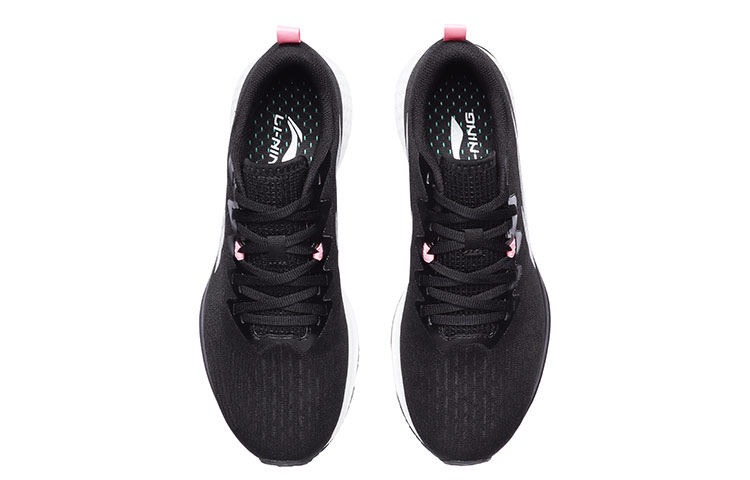 Li Ning Red Hare 4 Low top Fabric Abrasion Resistant Breathable Running Shoes Women’s Black