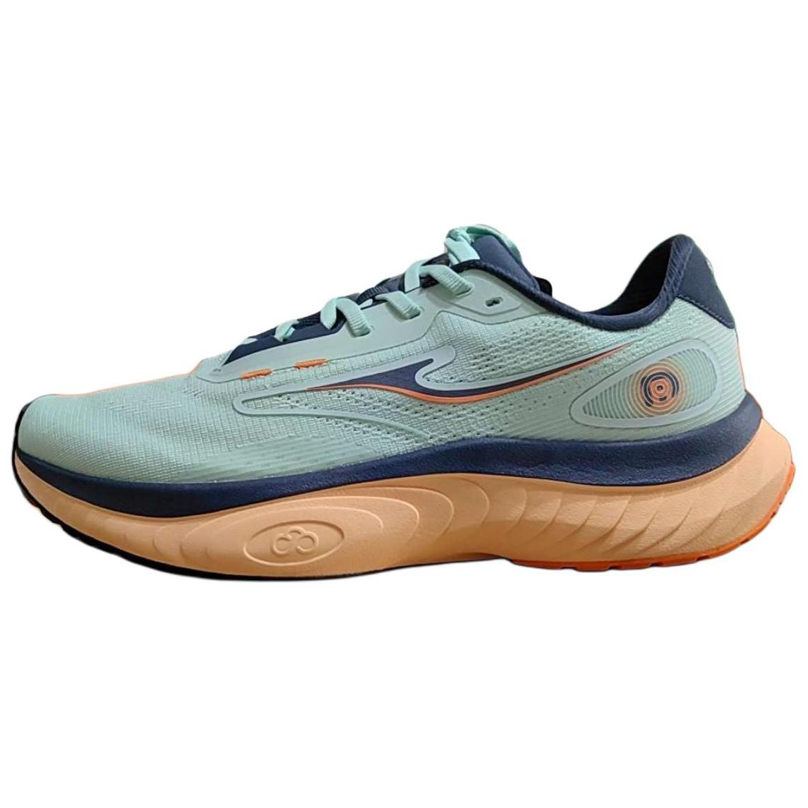 Erke Comfortable And Trendy Cushioning Slip Resistant Low top Running Shoes Men’s Green Blue