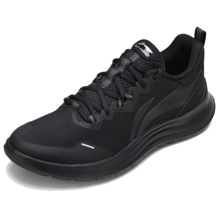 Li Ning Cushioning Breathable Low top Running Shoes Men’s Black