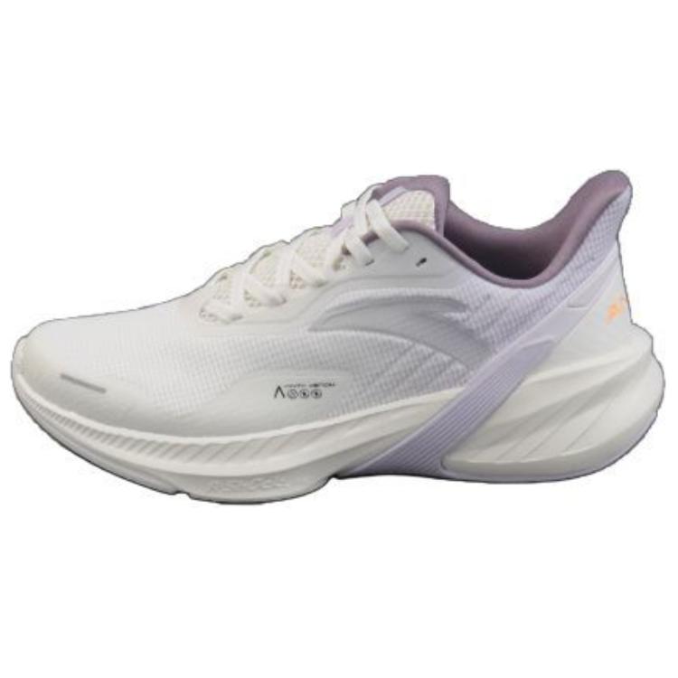 Anta DuCi4 Comfortable Slip Resistant Abrasion Resistant Low top Running Shoes Women's White Purple