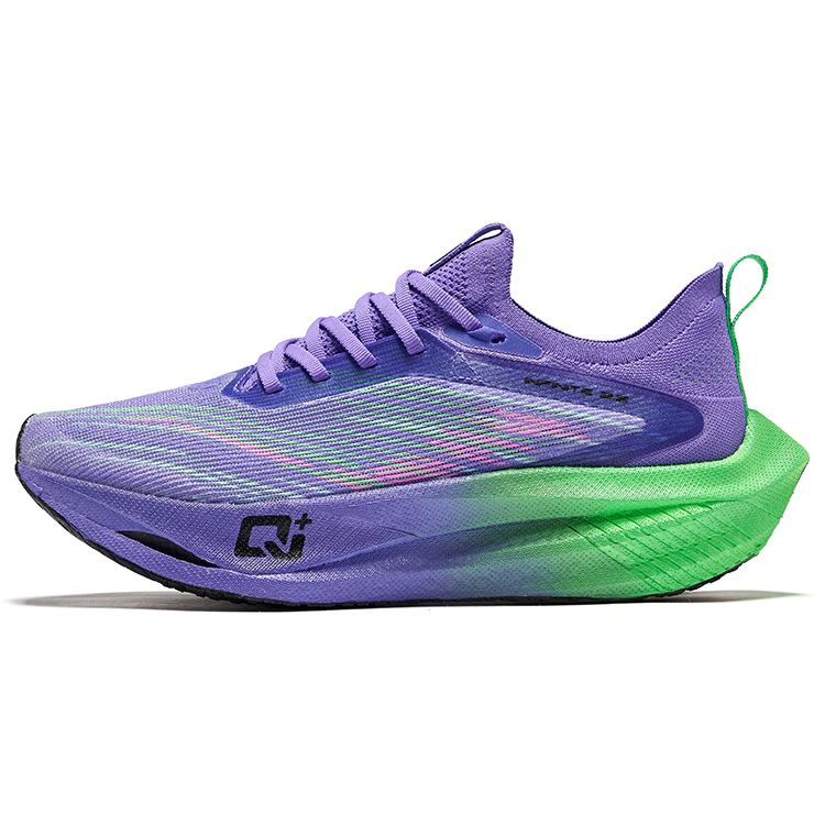 Erke Cyan Realm 2.0 Cushioning Rebound Low top Marathon Racing Training Running Shoes Women’s Aurora Purple Colorway