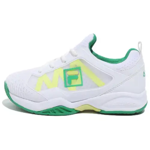 FILA FUSION Sports Abrasion Resistant Low top Running Shoes Women's White Green