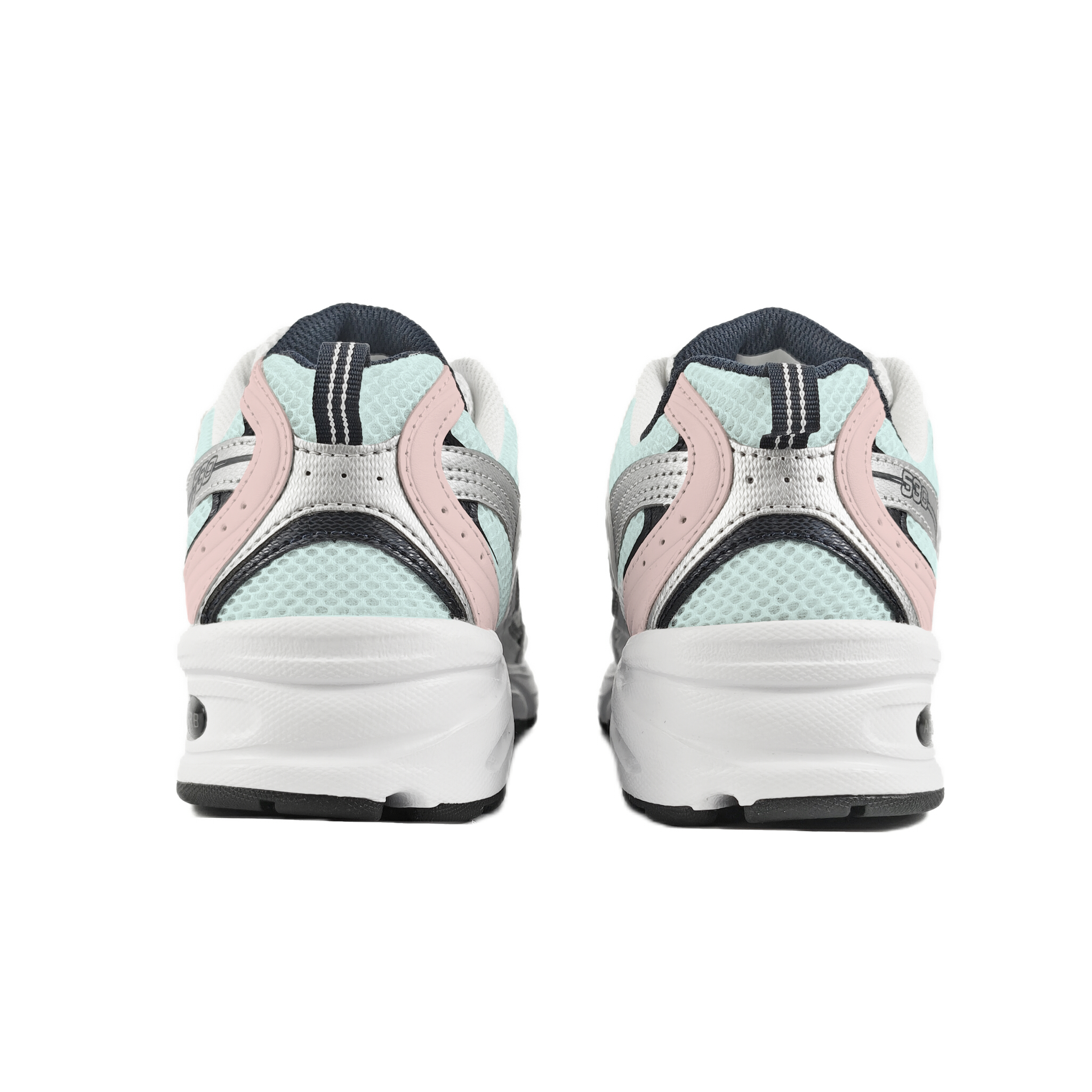 New Balance NB 530 Abrasion Resistant Low top Running Shoes Unisex Green Pink