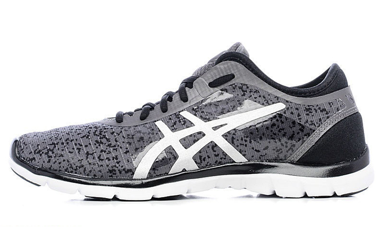 Asics Gel Fit Nova Trendy Textile, Synthetic Leather Low top Running Shoes Women's Gray