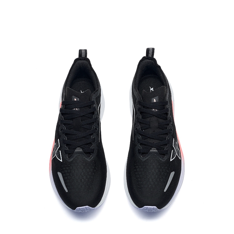 XTEP 5 Speed 2.0 Fabric Cushioning Low top Long Distance Running Shoes Women’s Black