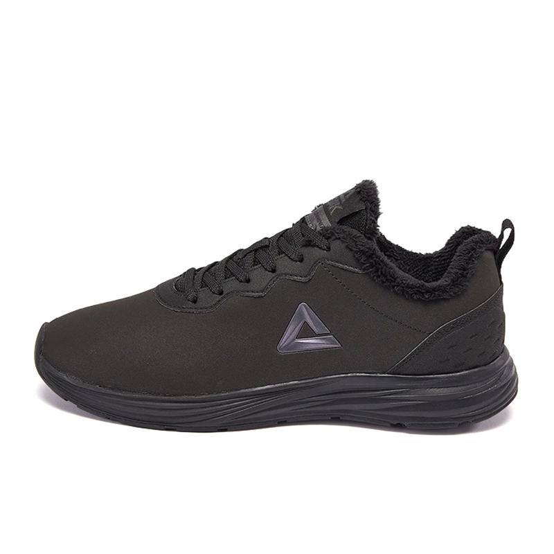 PEAK Long Staple Cotton Shoes, Thermal Fleece Lined, Waterproof Slip Resistant Cushioning, Wear Resistant Low top