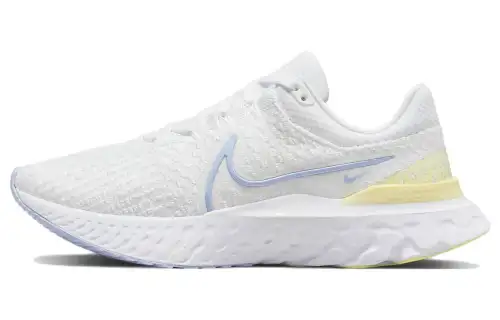 Nike React Infinity Run Flyknit 3 White Violet Citron Tint Women's