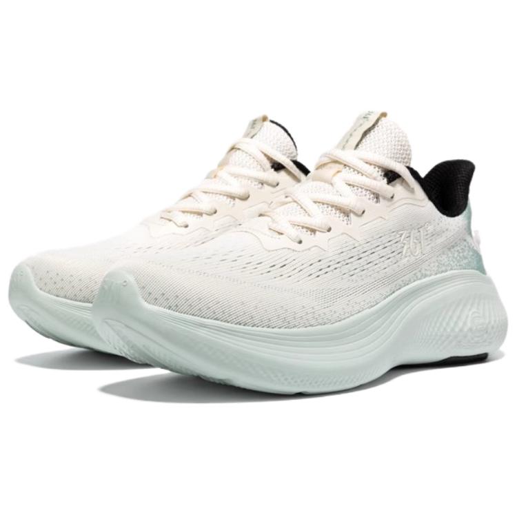 361° Slip Resistant, Abrasion Resistant, Height Increasing Low top Sprint Running Shoes Men’s White Green