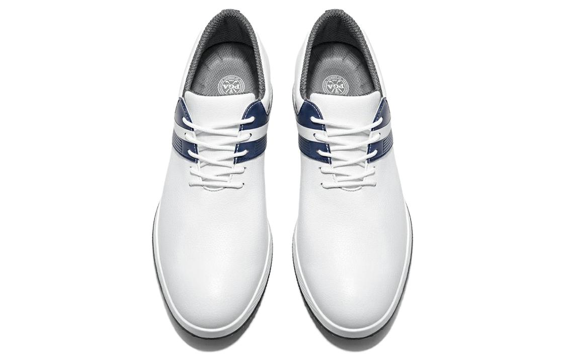 PGA Abrasion Resistant Slip Resistant Low top Golf Shoes Men’s White Blue