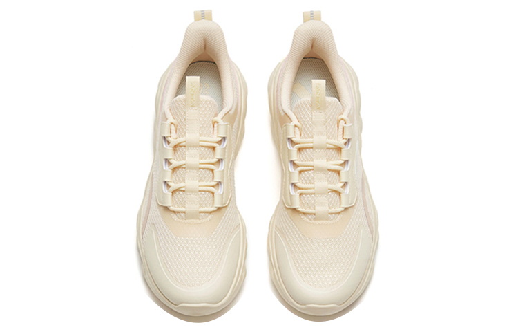 Anta Sheepskin Comfortable Cushioning Slip Resistant Abrasion Resistant Breathable Lightweight Low top Running Shoes