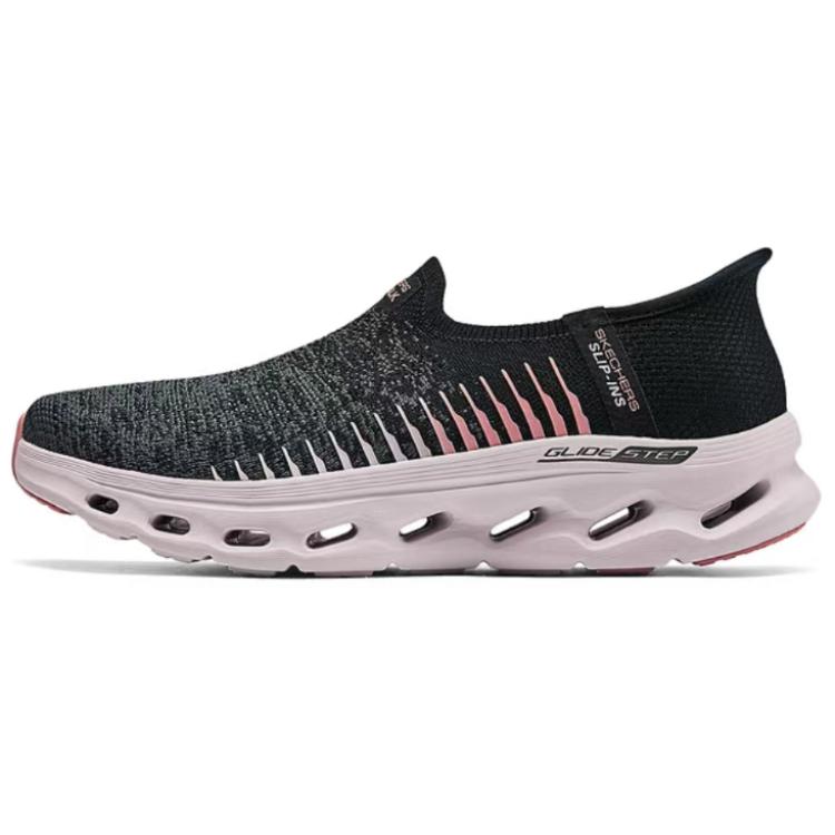 Skechers Women’s GO WALK Low top Casual Shoes Women’s Black Pink
