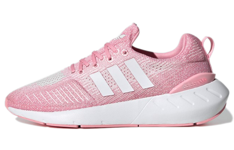 Женские кроссовки adidas originals Swift Run 22 (розово-белые)