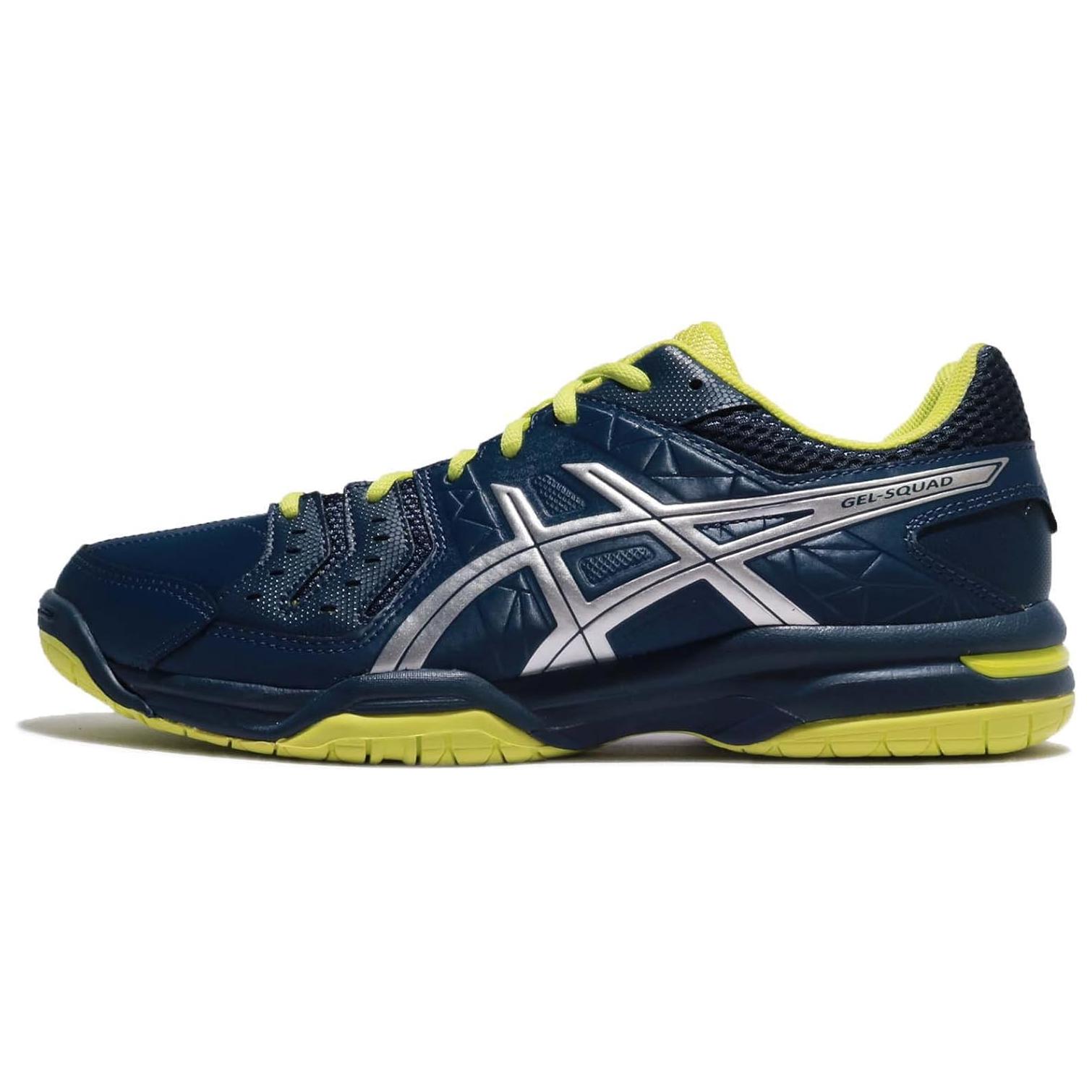Asics Gel Dedicate 4 Abrasion Resistant Low top Running Shoes Men's Blue Green