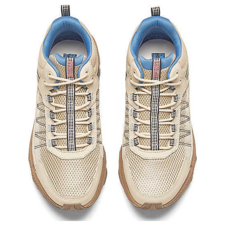 Skechers Women’s GO Comfortable Cushioning Breathable Low top Trail Running Shoes Women’s Beige Blue