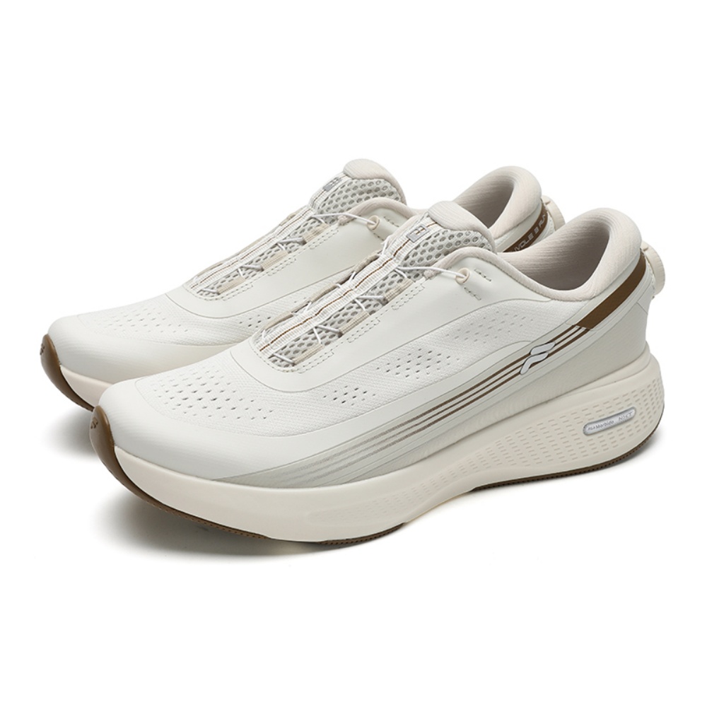 FILA Sports Function Fabric Abrasion Resistant Breathable Low top Running Shoes Men’s Micro White