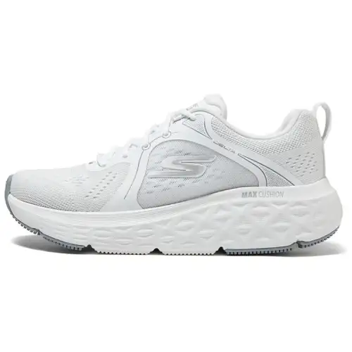 Skechers Fabric Cushioning, Wear Resistant Low top Running Shoes Women's White Gray
